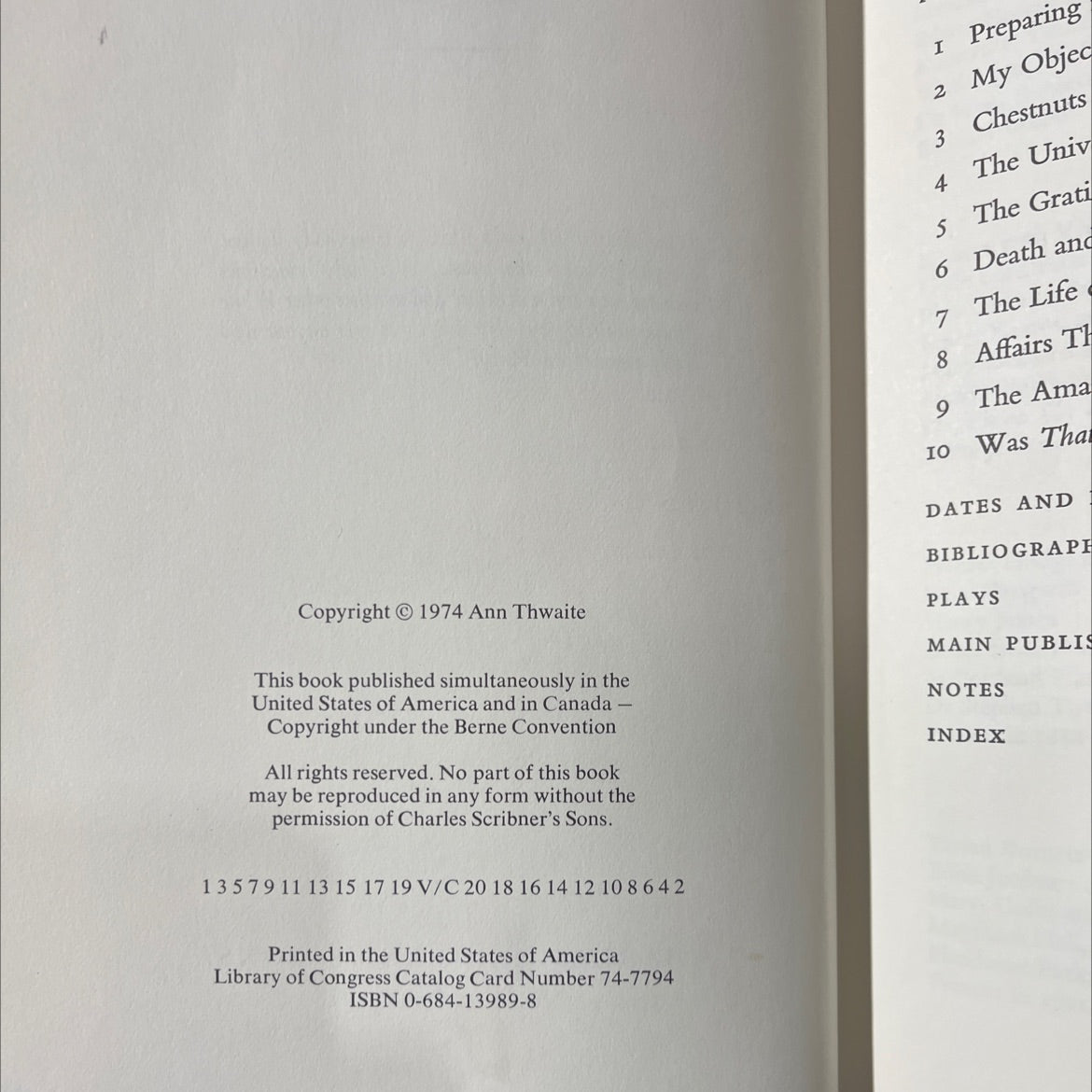 waiting for the party the life of frances hodgson burnett book, by ann thwaite, 1974 Hardcover image 3