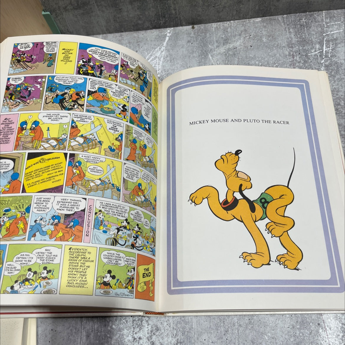 walt disney mickey mouse book, by walt disney productions, 1978 Hardcover image 4