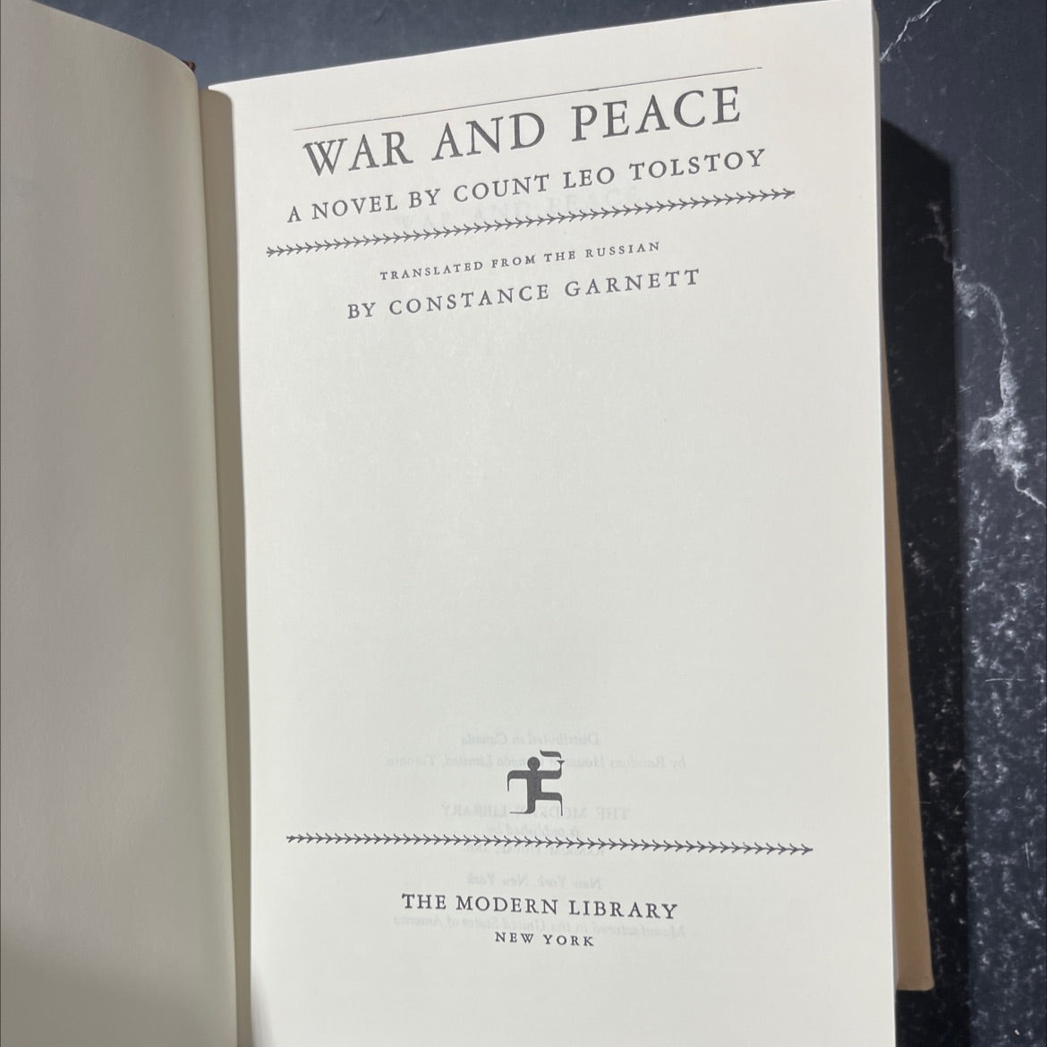 war and peace book, by count leo tolstoy, 1970 Hardcover image 2