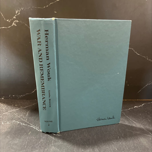 war and remembrance book, by herman wouk, 1978 Hardcover image 1