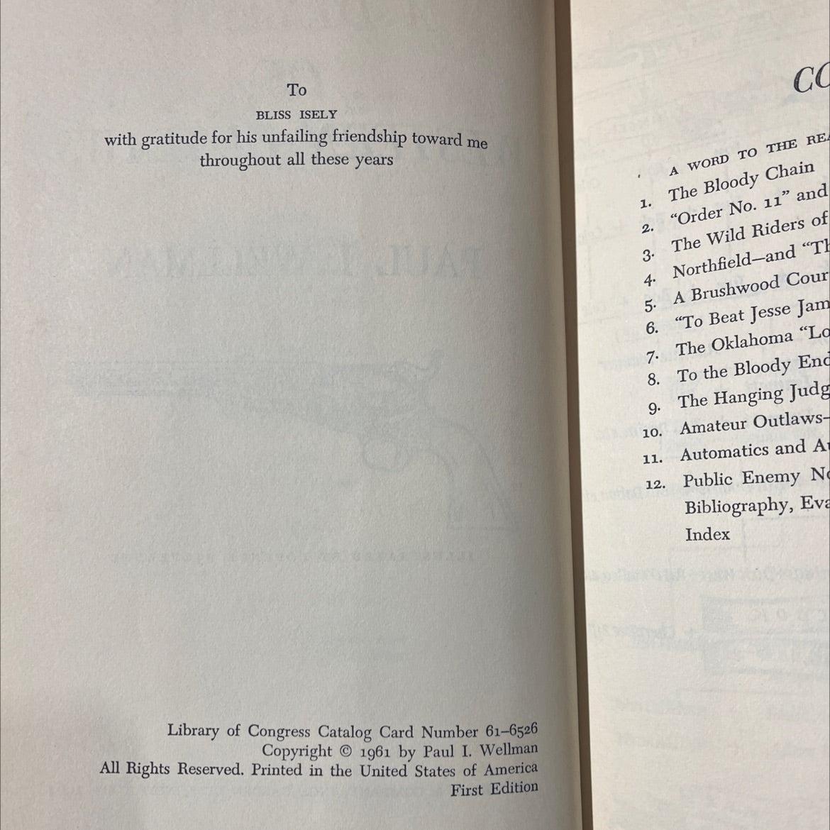 wars of the prairie and the desert book, by Paul I. Wellman, 1961 Hardcover image 3