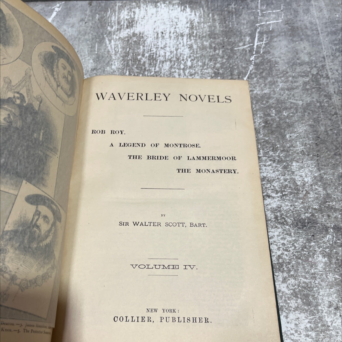 waverley novels rob roy a legend of montrose the bride of lammermoor the monastery book, by sir walter scott, unknown image 2