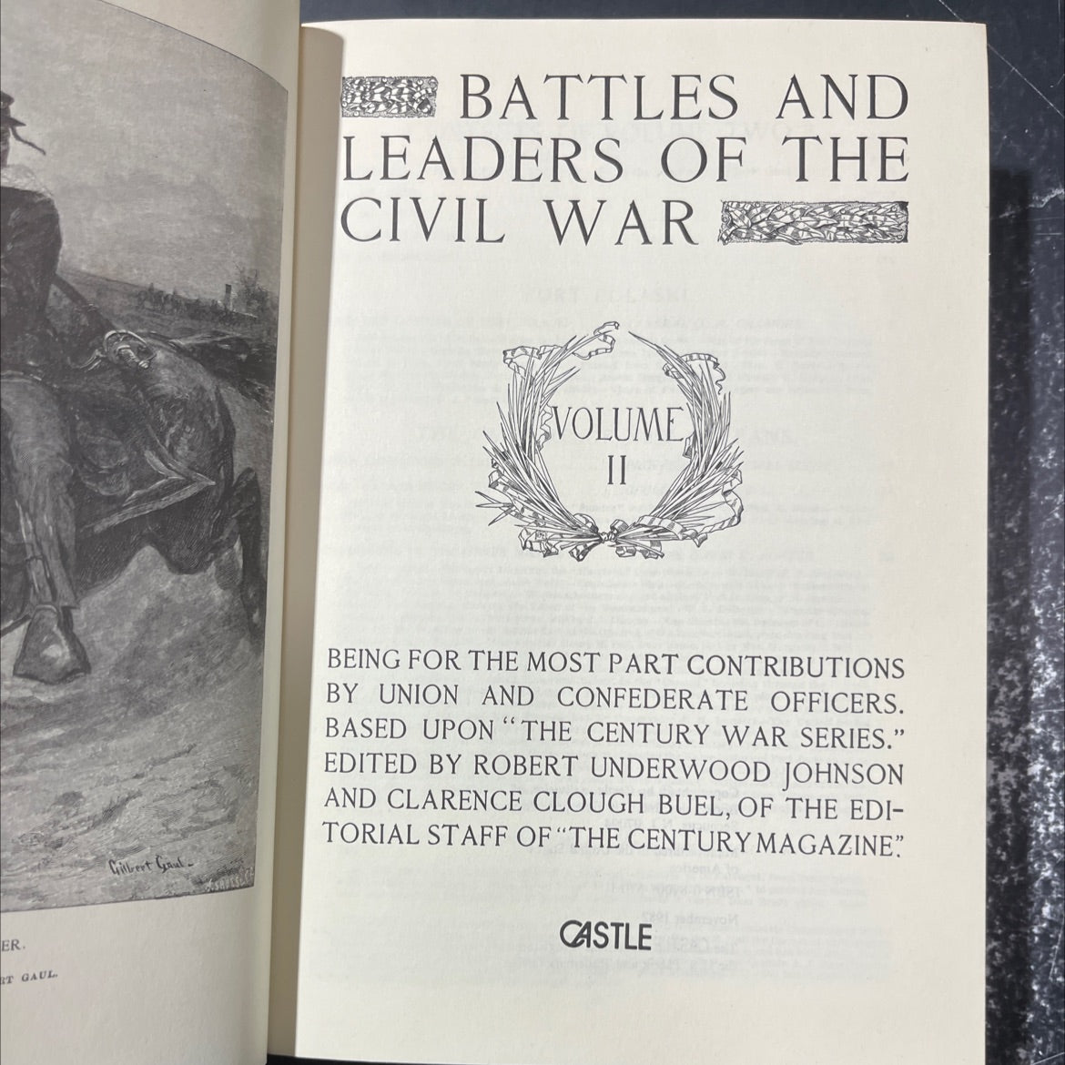 we battles and leaders of the civil war volume ii book, by gilbert gaul, 1982 Hardcover image 2