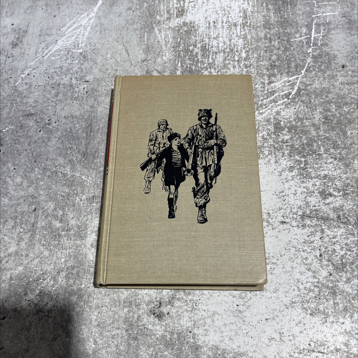 we were there at the normandy invasion book, by clayton knight, 1956 Hardcover image 1