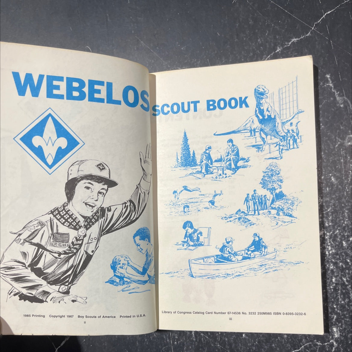 webelos 22 i scout book book, by Boy Scouts of America, 1985 Hardcover image 2