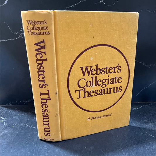 webster's collegiate thesaurus book, by g. & c. merriam company, 1976 Hardcover image 1