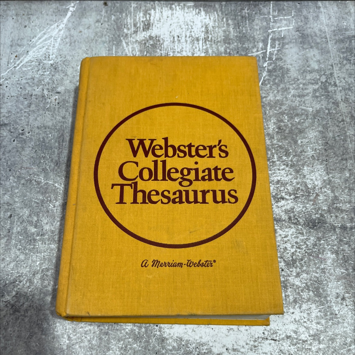 webster's collegiate thesaurus book, by g. & c. merriam company, 1976 Hardcover image 1