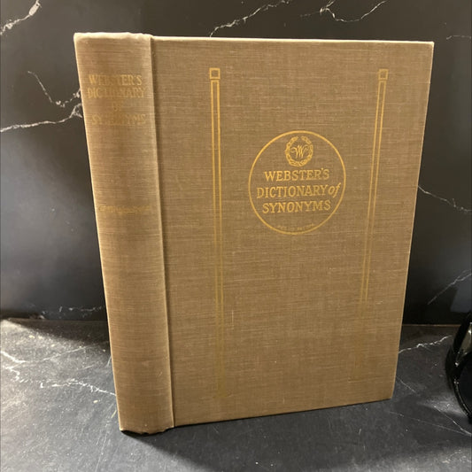 webster's dictionary of synonyms book, by unknown, 1951 Hardcover image 1