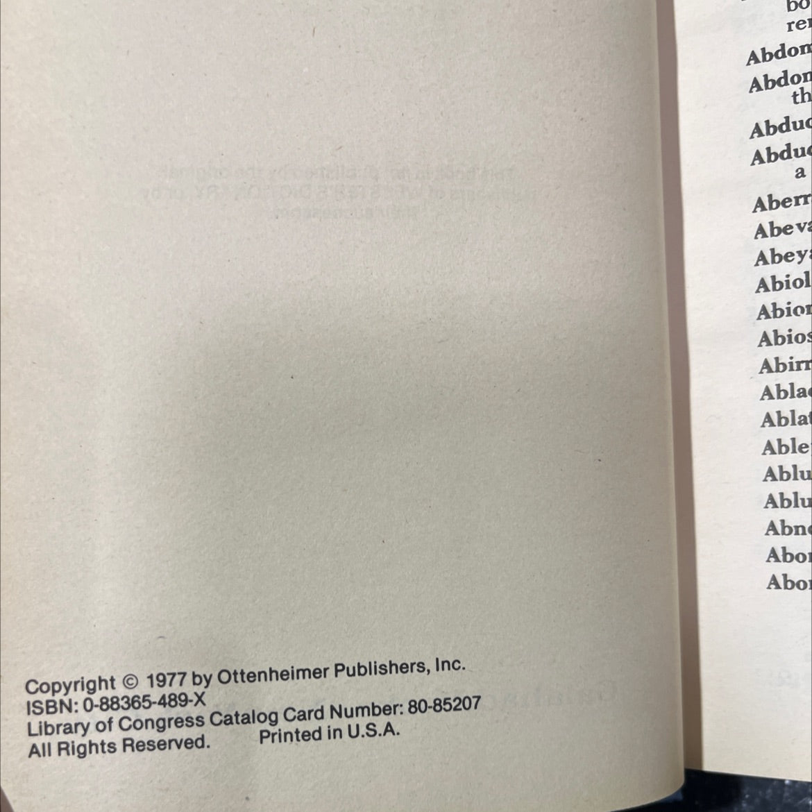 webster's medical dictionary book, by unknown, 1977 Hardcover image 3