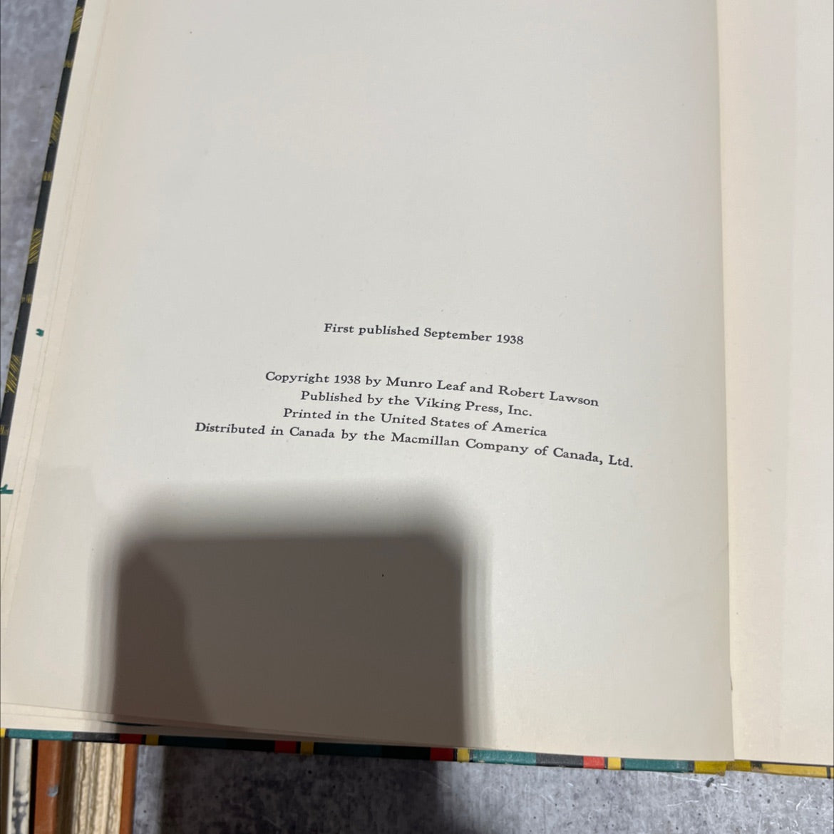wee gillis book, by munro leaf, 1938 Hardcover image 3