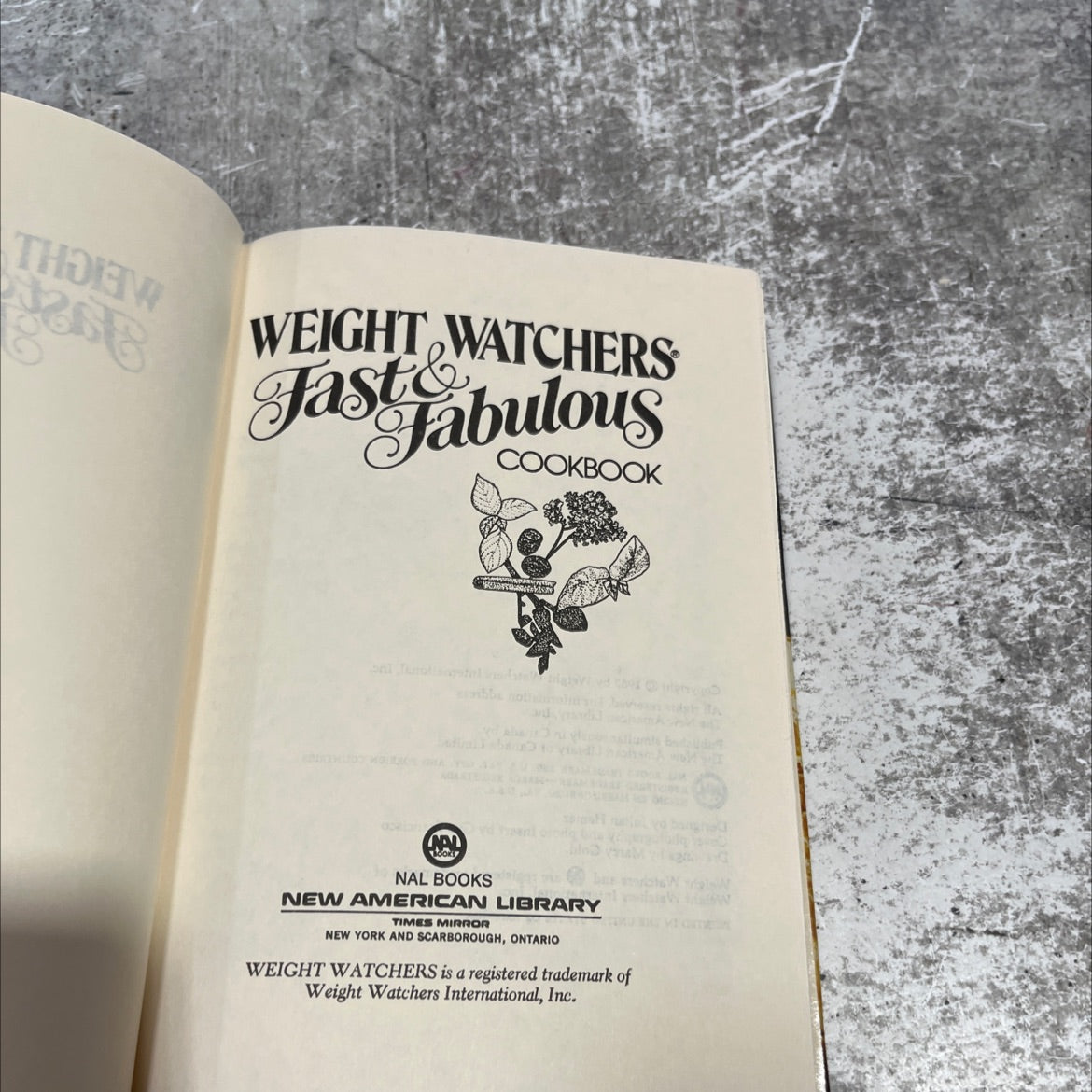 weight watchers fastbulous cookbook book, by Janolisas, 1983 Hardcover image 2