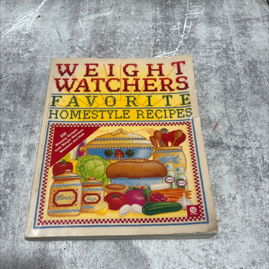 weight watchers favorite homestyle recipes book, by weight watchers international, 1994 Paperback image 1