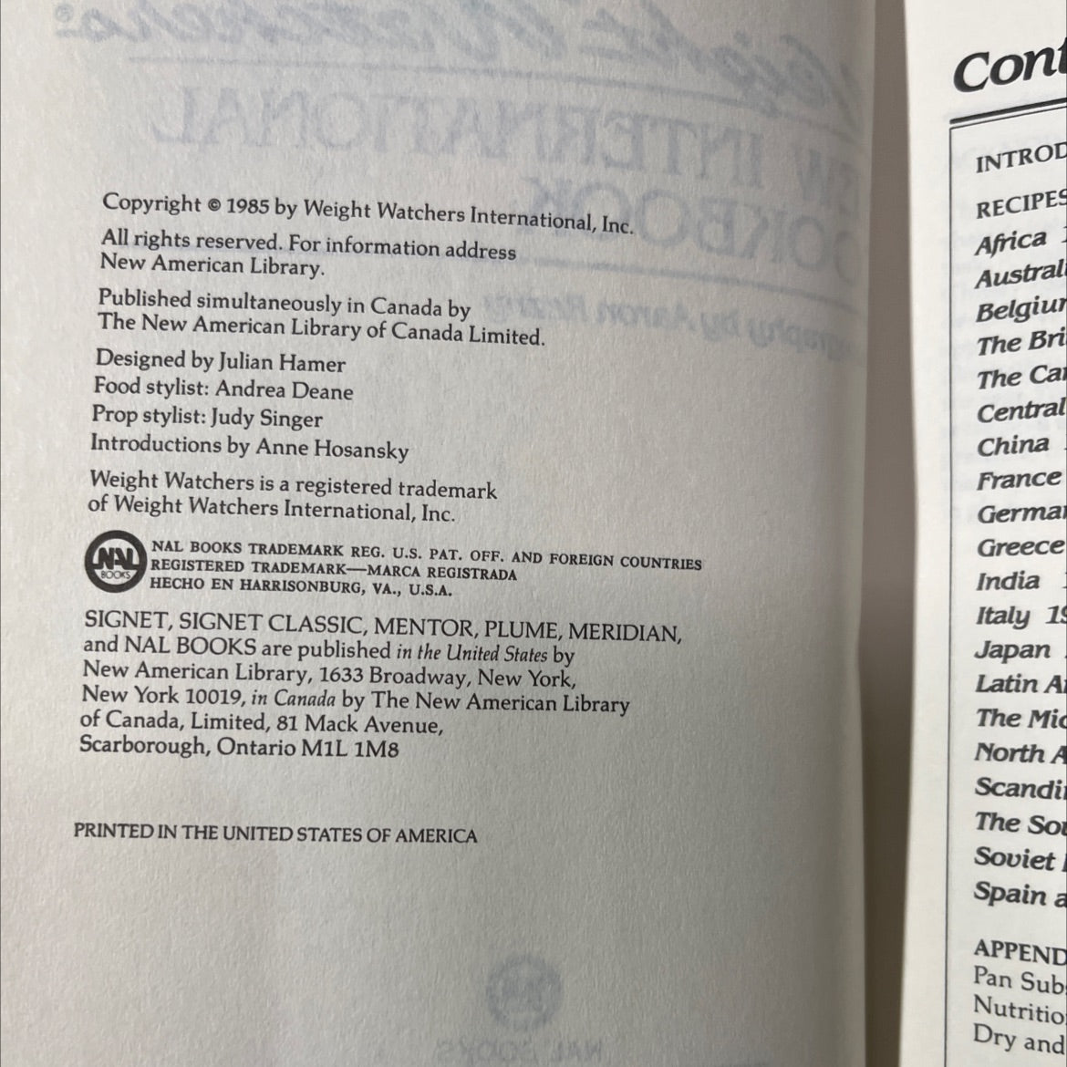 weight watchers new international cookbook book, by unknown, 2002 Hardcover image 3