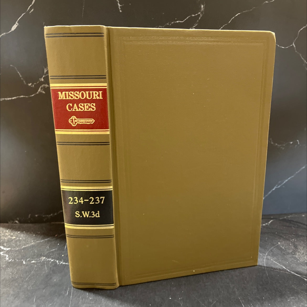 west's missouri cases key number system reported in south western reporter third series book, by unknown, 2008 Hardcover image 1