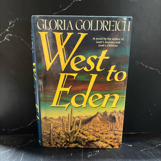 west to eden book, by gloria goldreich, 1987 Hardcover image 1
