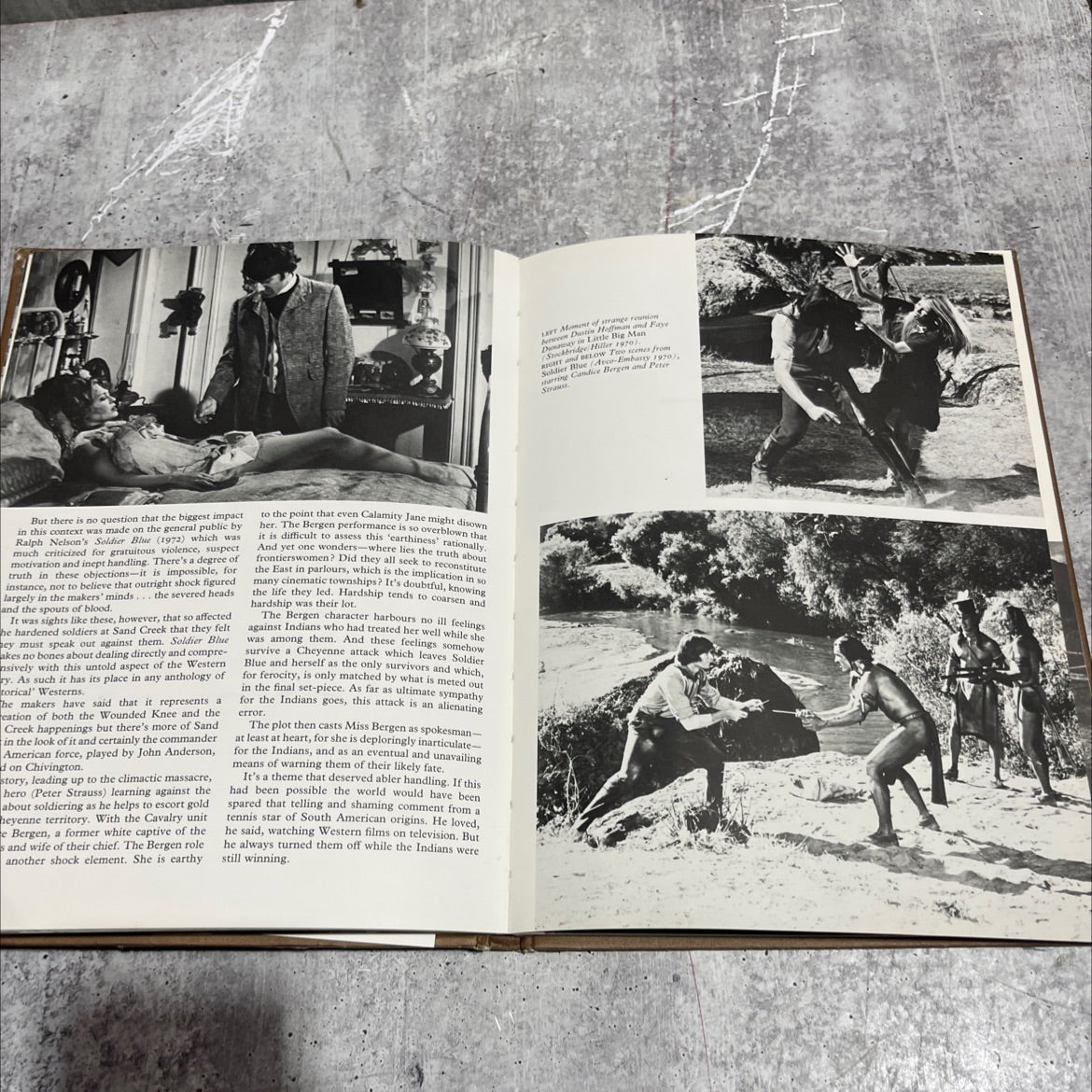 western the movie treasury movies the story of the west on screen book, by walter c. clapham, 1970 Hardcover image 3