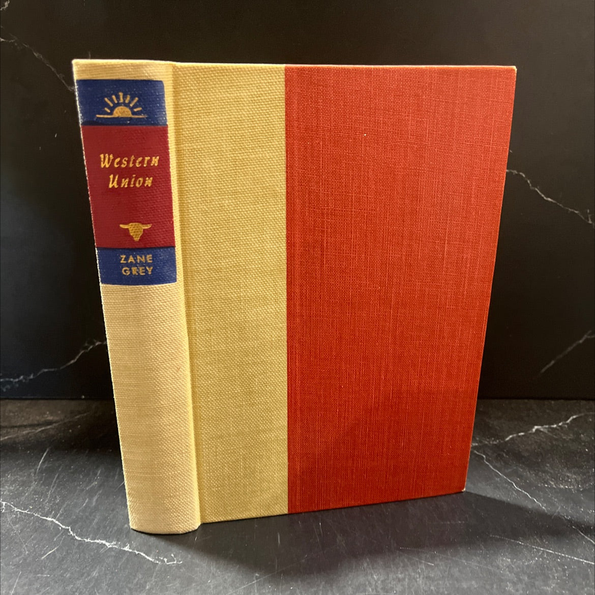 western union book, by zane grey, 1939 Hardcover image 1