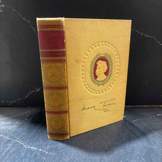 what is man? book, by mark twain, 1917 Hardcover image 1