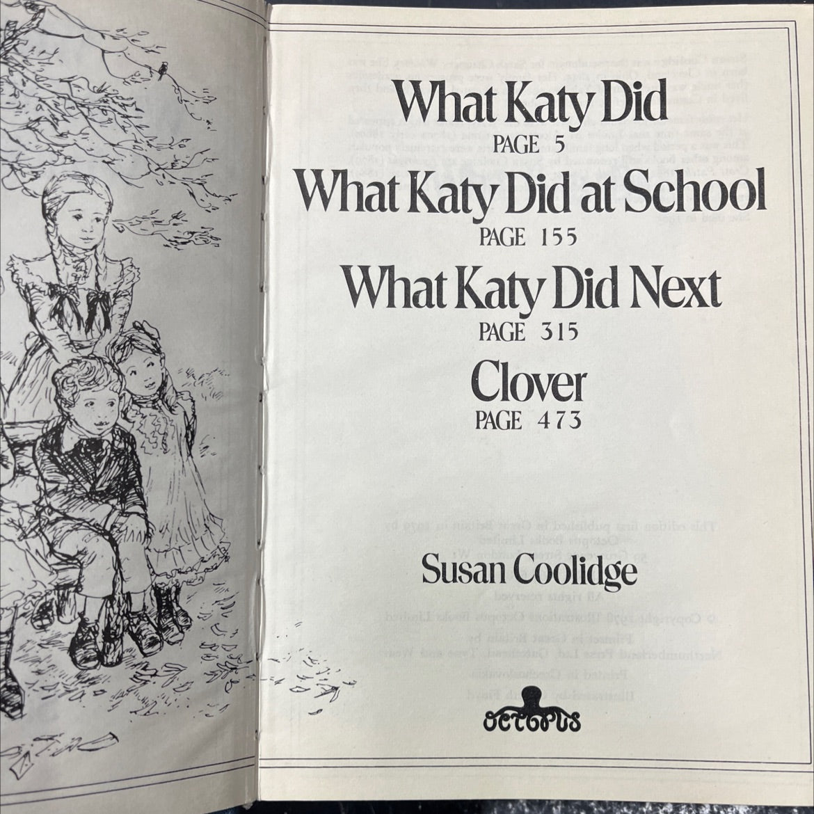 what katy did book, by susan coolidge, 1978 Hardcover image 2