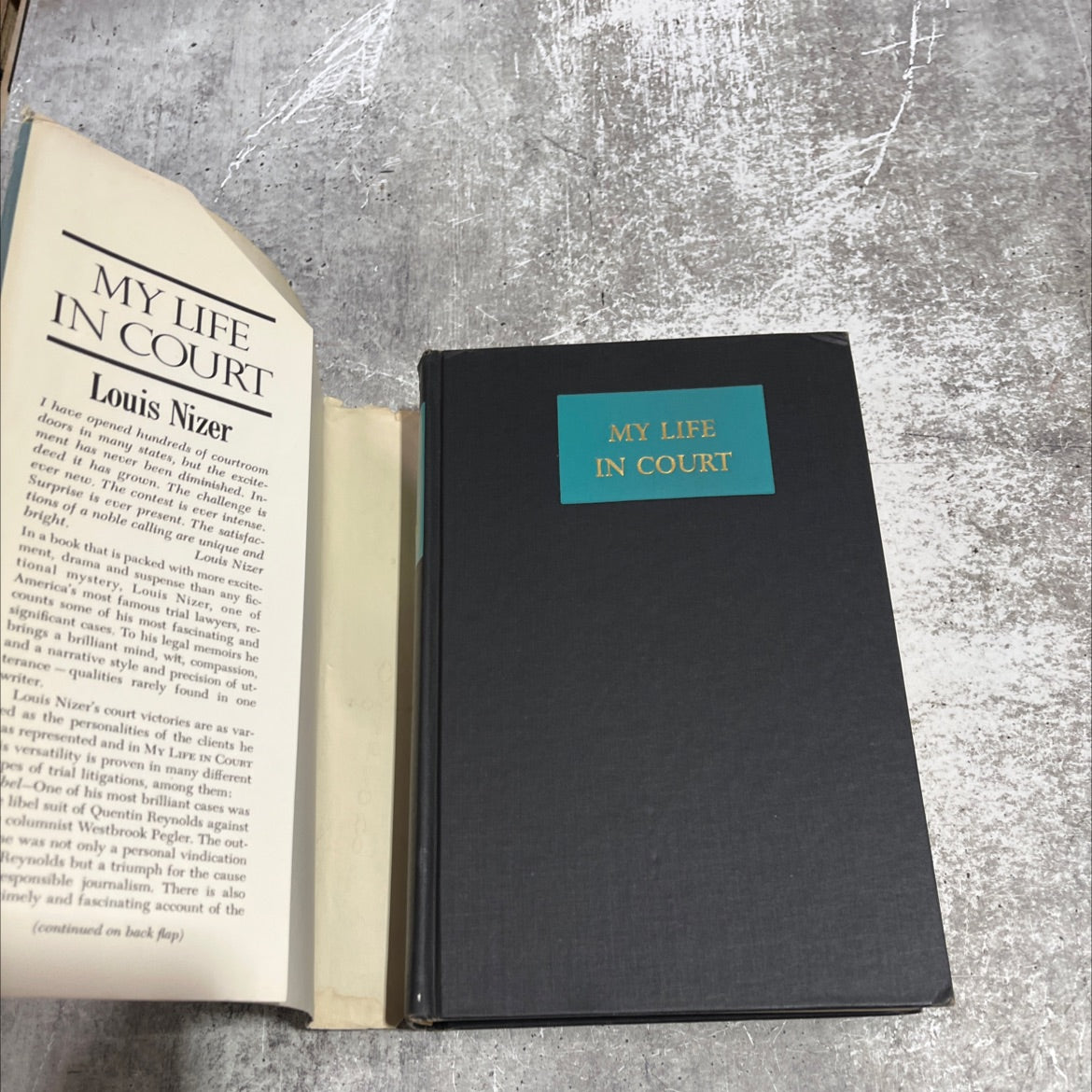 what to do with new courts thinking on between you my life book, by louis nizer, 1961 Hardcover image 4