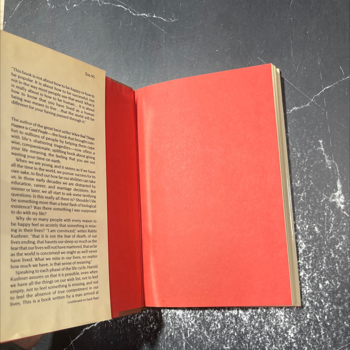 when all you've ever wanted isn't enough book, by harold s. kushner, 1986 Hardcover image 4