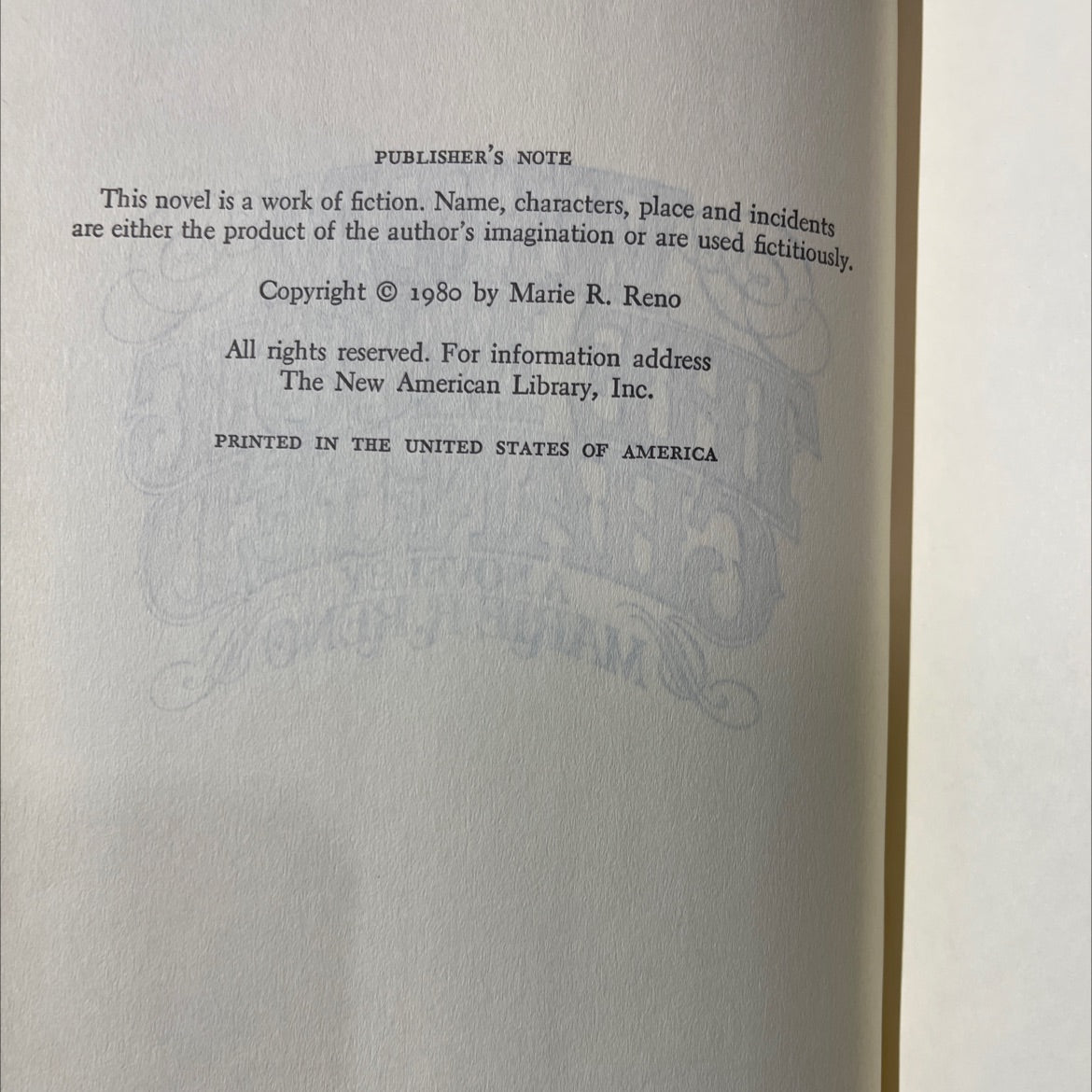 when jorge mad book, by marie r. reno, 1980 Hardcover image 3