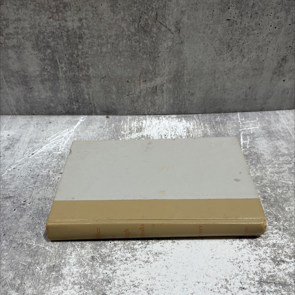 when the bough breaks book, by john otis carney, 1957 Hardcover image 4