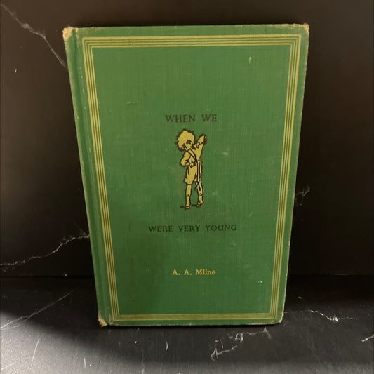 when we were very young book, by A. A. Milne, 1952 Hardcover image 1