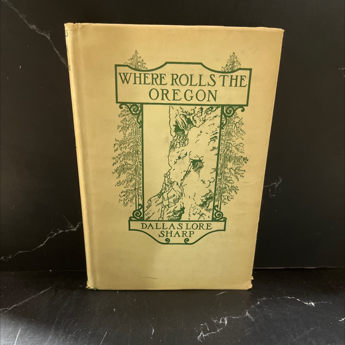 where rolls the oregon book, by dallas lore sharp, 1914 Hardcover image 1