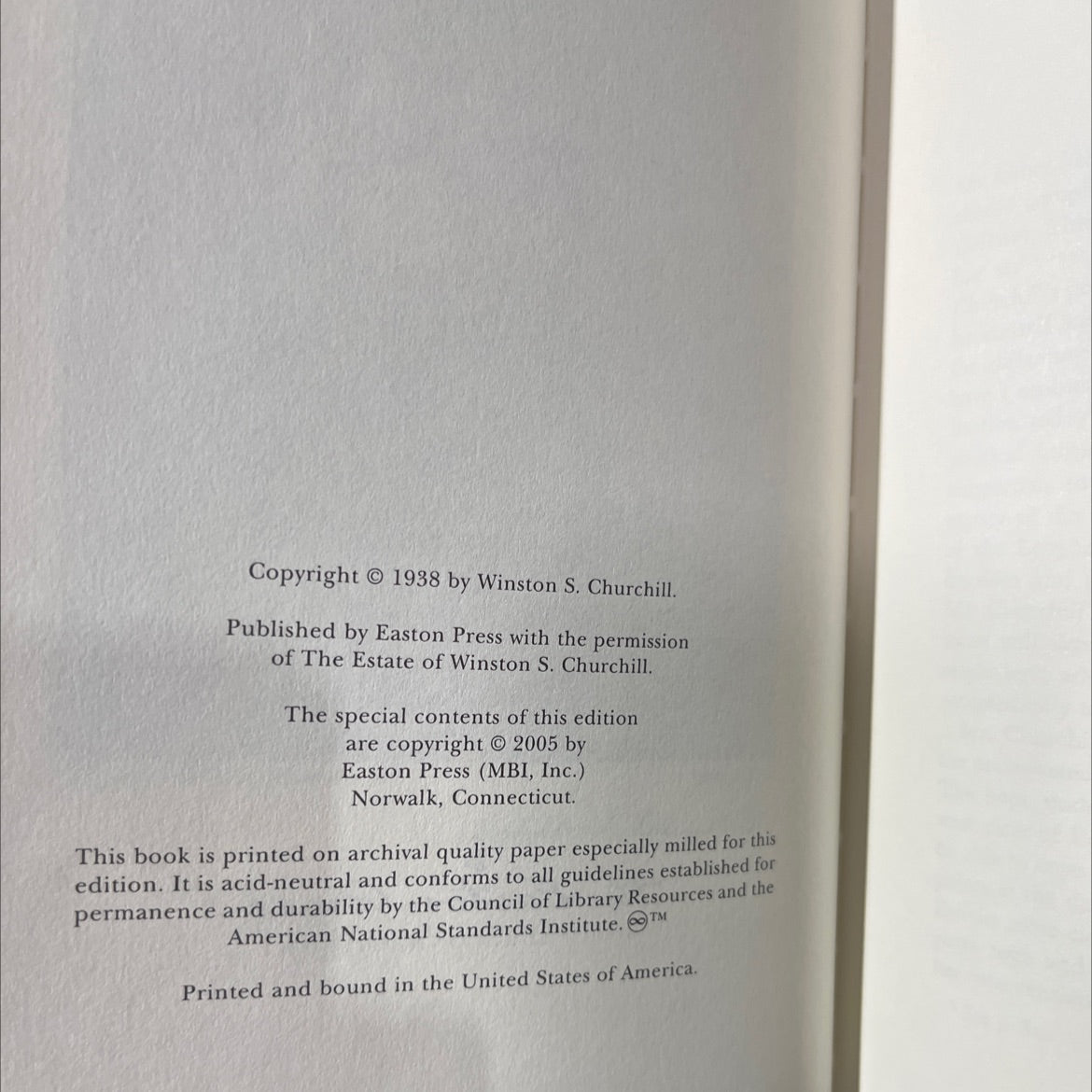 while england slept a survey of world affairs 1932 1938 book, by winston s. churchill, 2005 Leather image 3