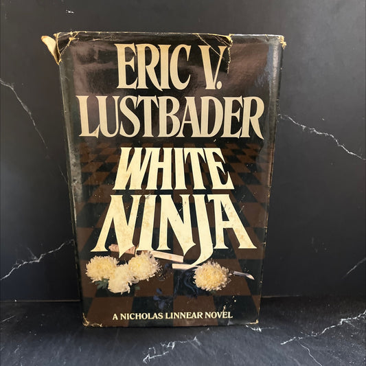 white ninja book, by eric v. lustbader, 1990 Hardcover image 1