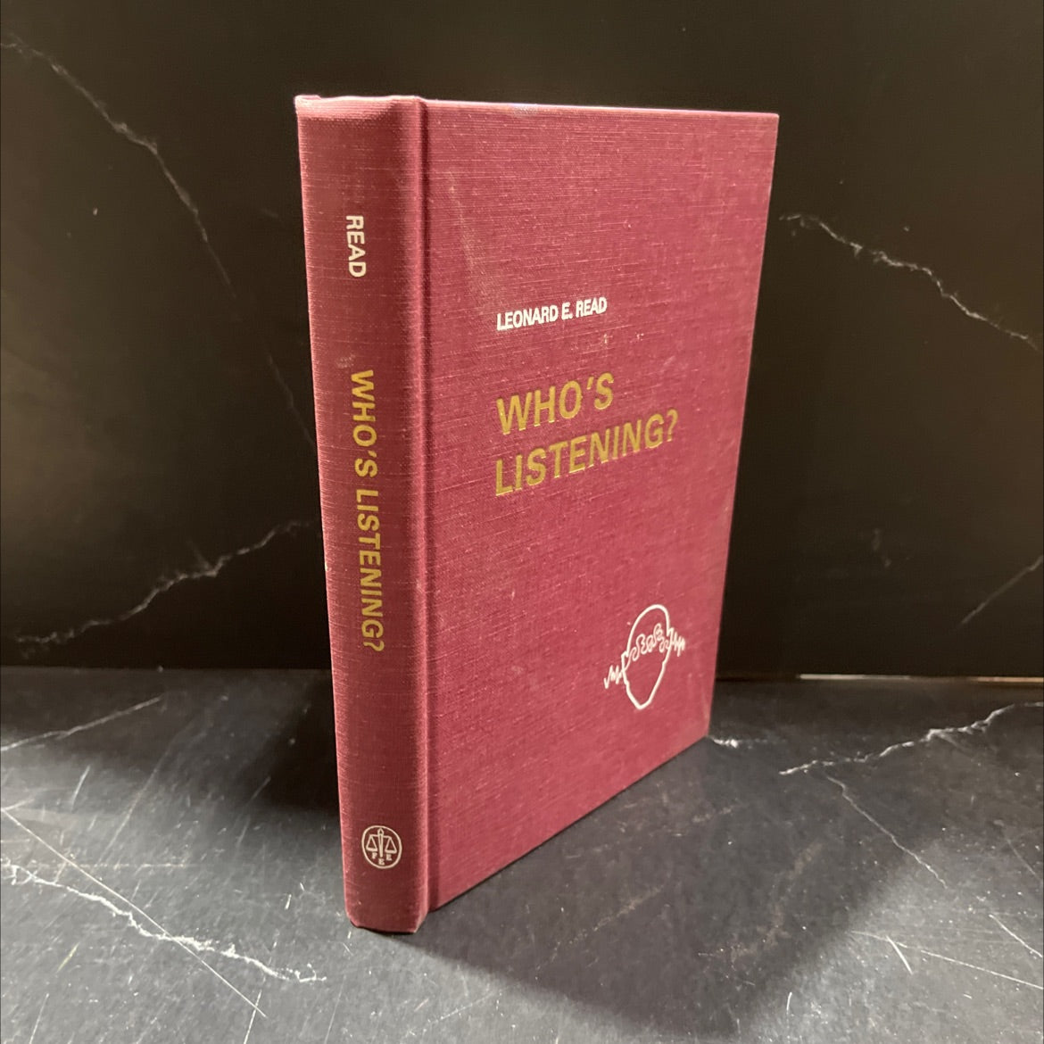 who's listening? book, by leonard e. read, 1973 Hardcover image 1
