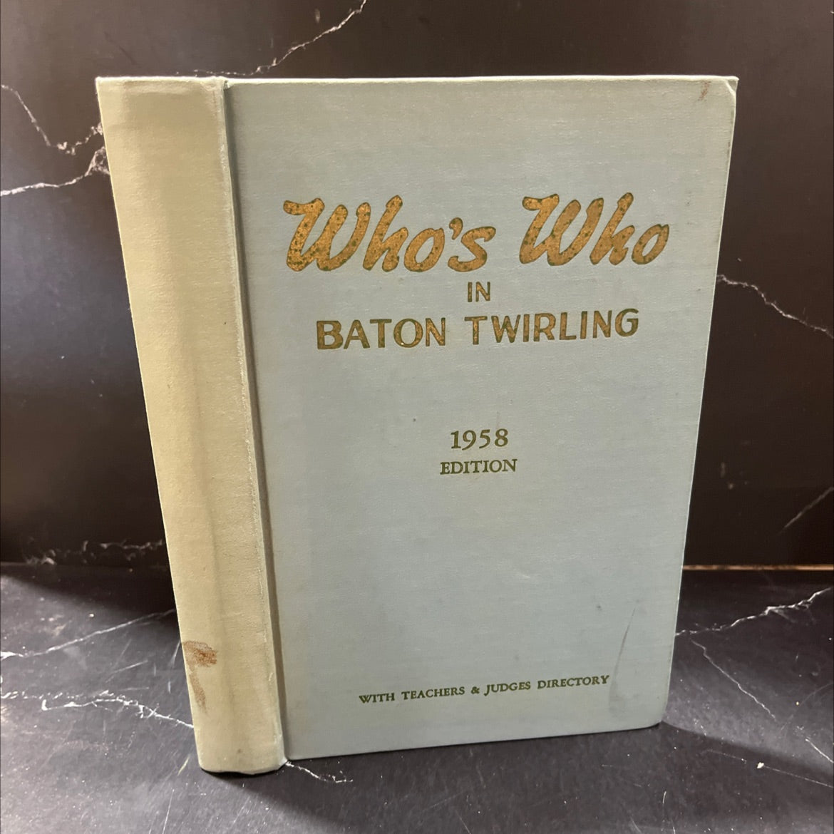 who's who in baton twirling book, by don sartell, 1958 Hardcover image 1