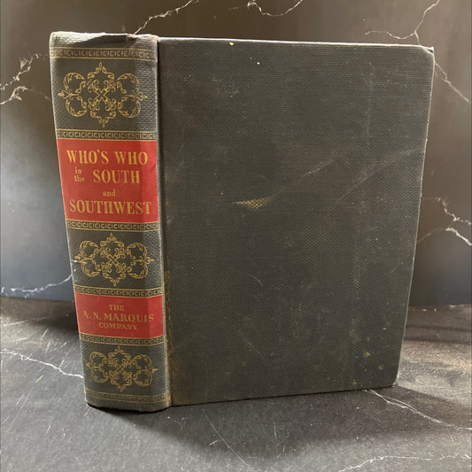 who's who in the south and southwest book, by A. N. Marquis Company, 1952 Hardcover image 1