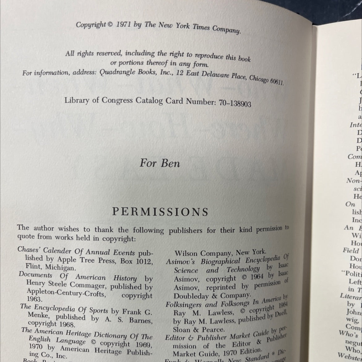 who-what-when-where-how-why made easy a guide to the practical use of reference books book, by Mona McCormick, 1971 image 3