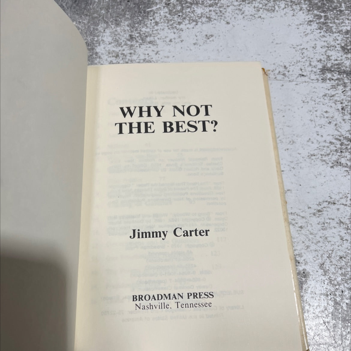 why not the best? book, by jimmy carter, 1975 Hardcover image 2
