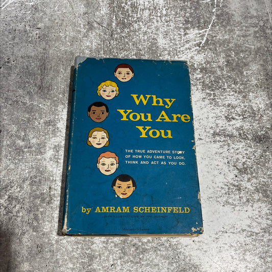 why you are you book, by amram scheinfeld, 1958 Hardcover image 1
