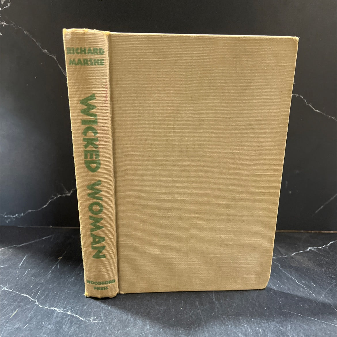 wicked woman book, by richard marshe, 1950 Hardcover image 1