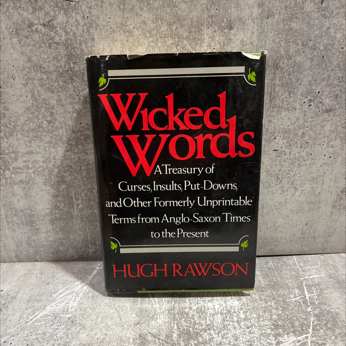 wicked words book, by hugh rawson, 1989 Hardcover image 1