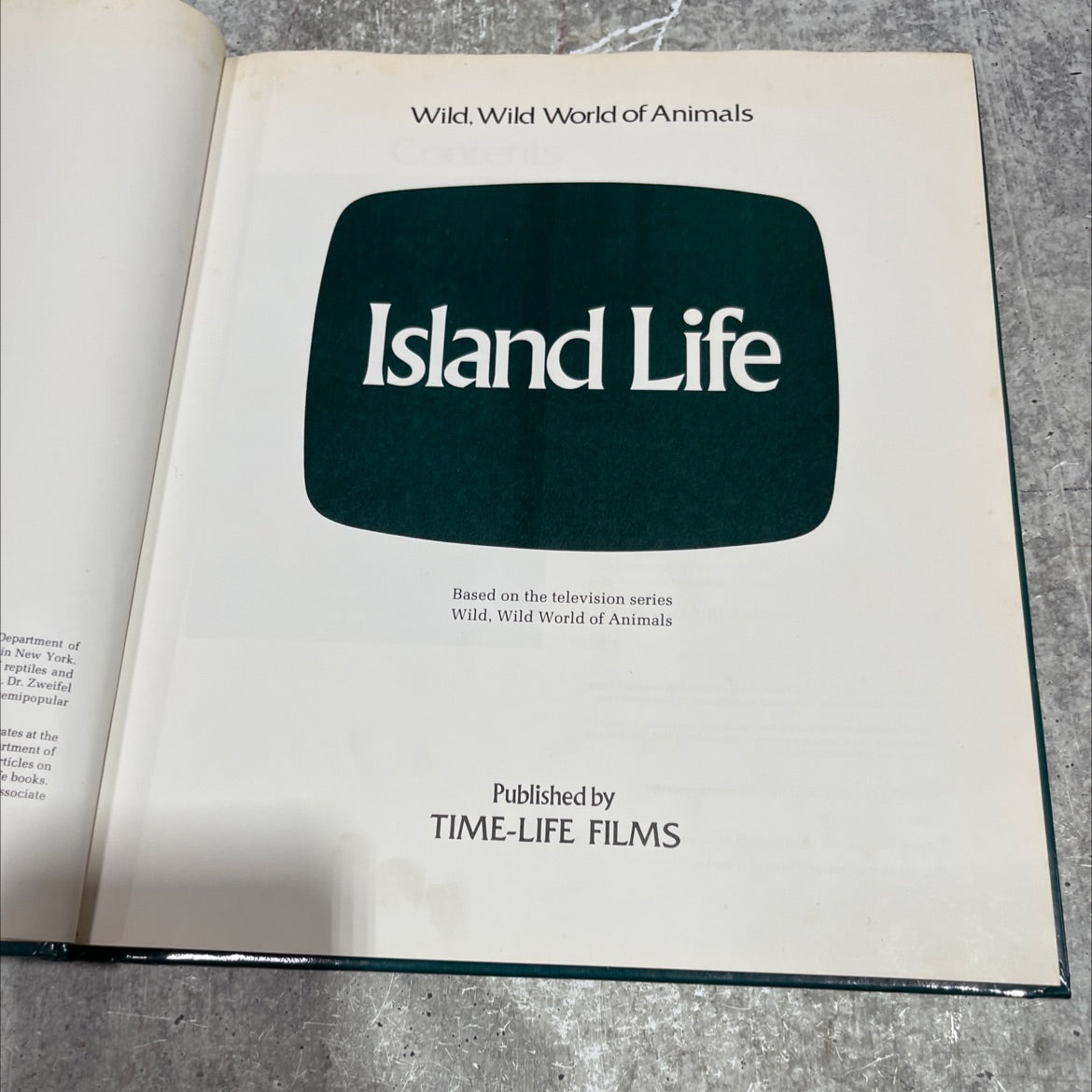 wild, wild world of animals island life book, by unknown, 1978 Hardcover image 2