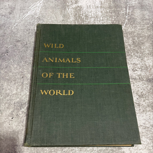 wild animals of the world book, by mary baker, william bridges, 1948 Hardcover image 1