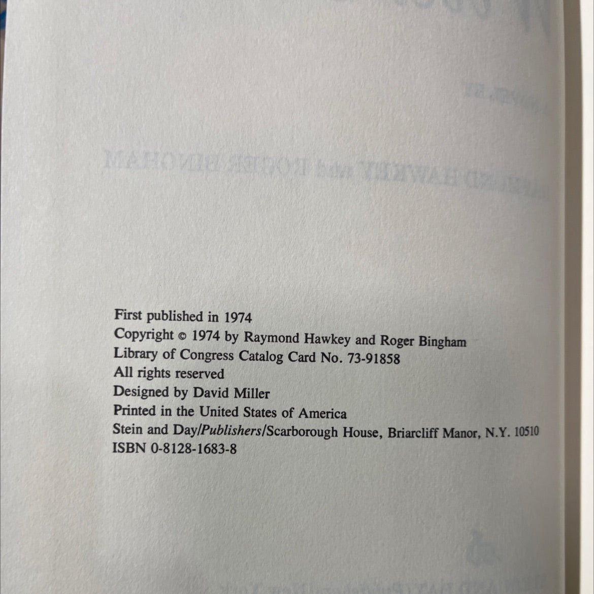 wild card book, by raymond hawkey and roger bingham, 1974 Hardcover image 3