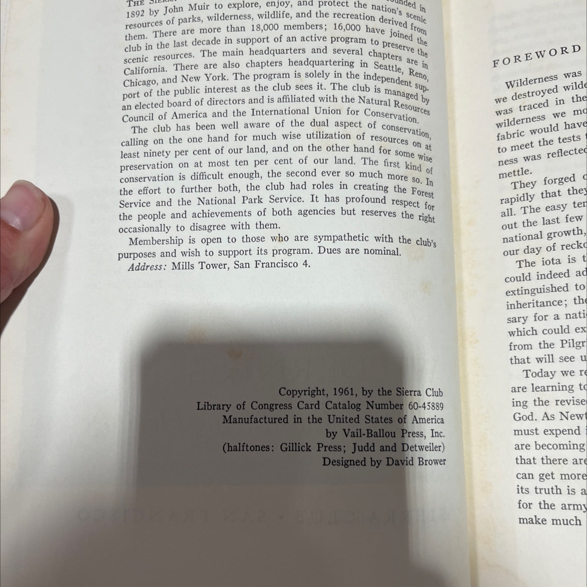 wilderness america's living heritage book, by david brower, 1961 Hardcover image 3