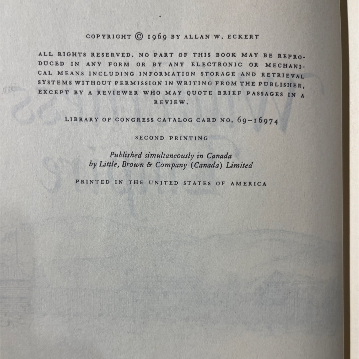 wilderness empire book, by allan w. eckert, 1969 Hardcover image 3