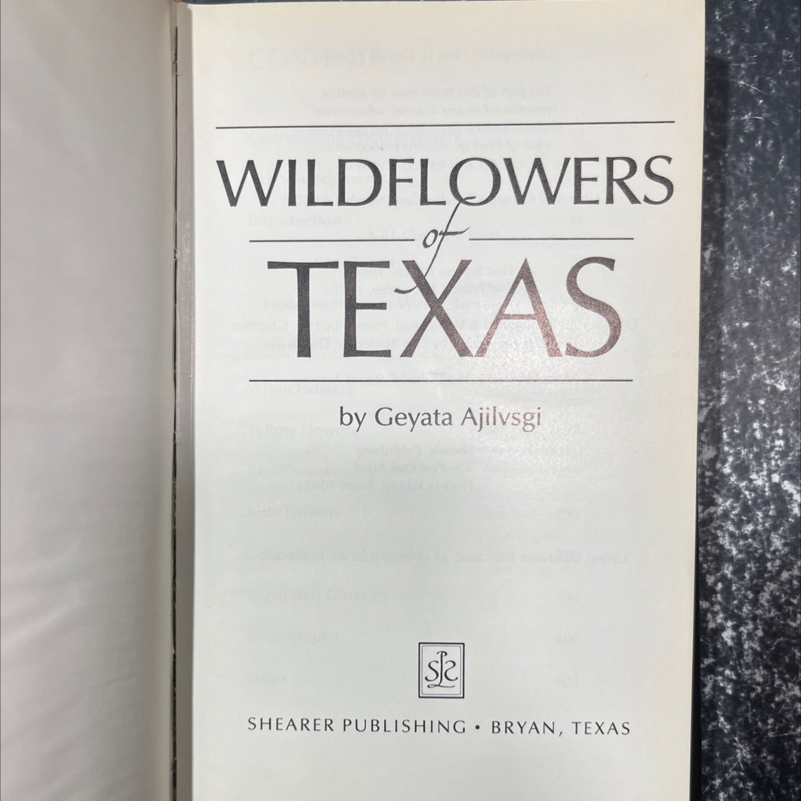 wildflowers of texas book, by Geyata Ajilvsgi, 1985 Hardcover image 2