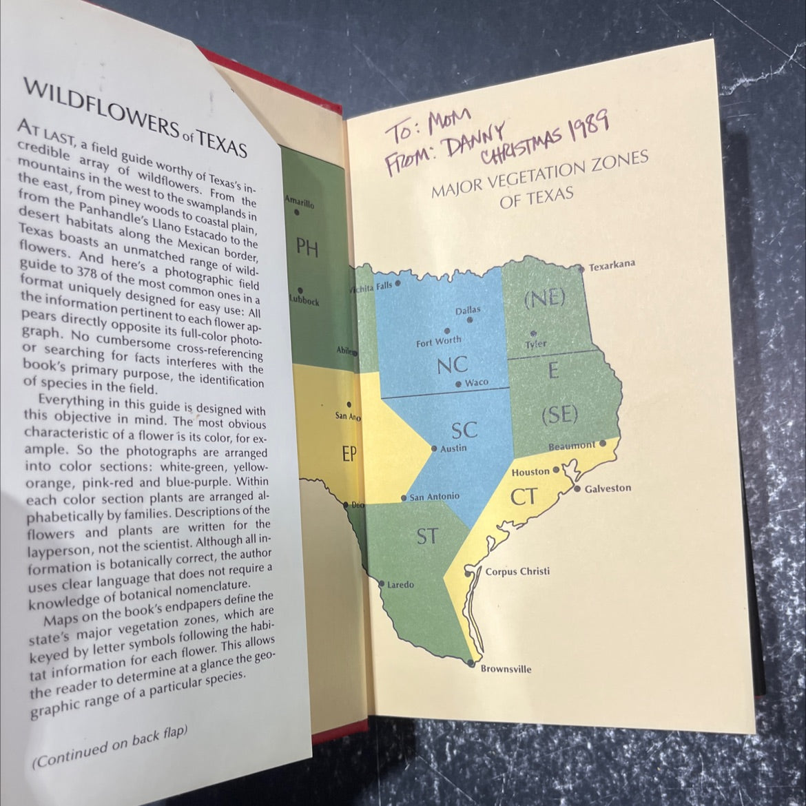 wildflowers of texas book, by Geyata Ajilvsgi, 1985 Hardcover image 4