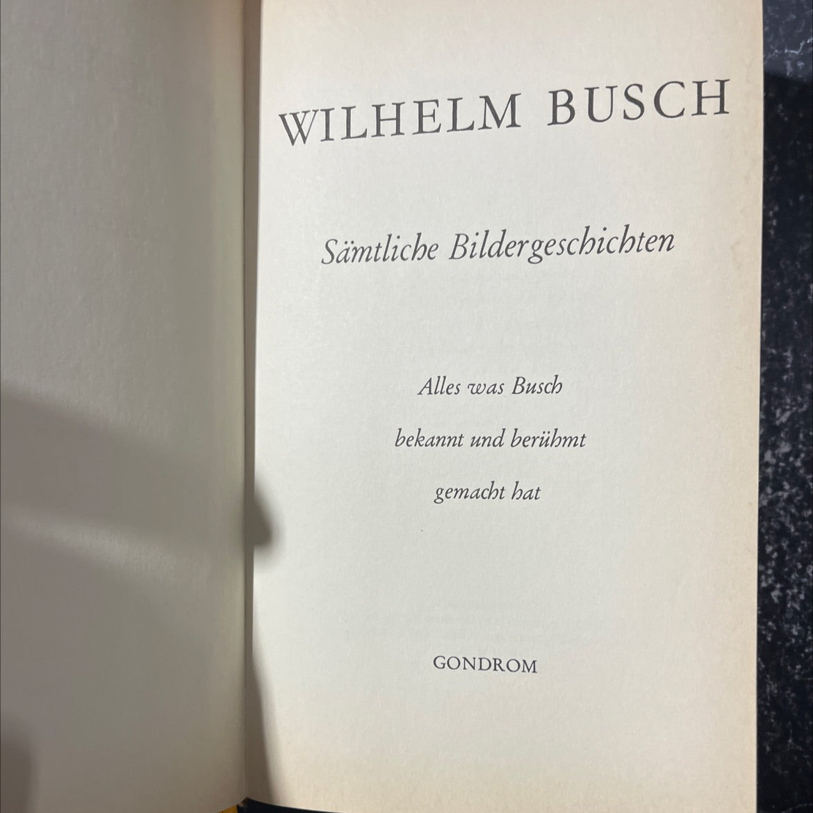 wilhelm busch sämtliche bildergeschichten alles was busch bekannt und berühmt gemacht hat book, by wilhelm busch, 1984 image 2