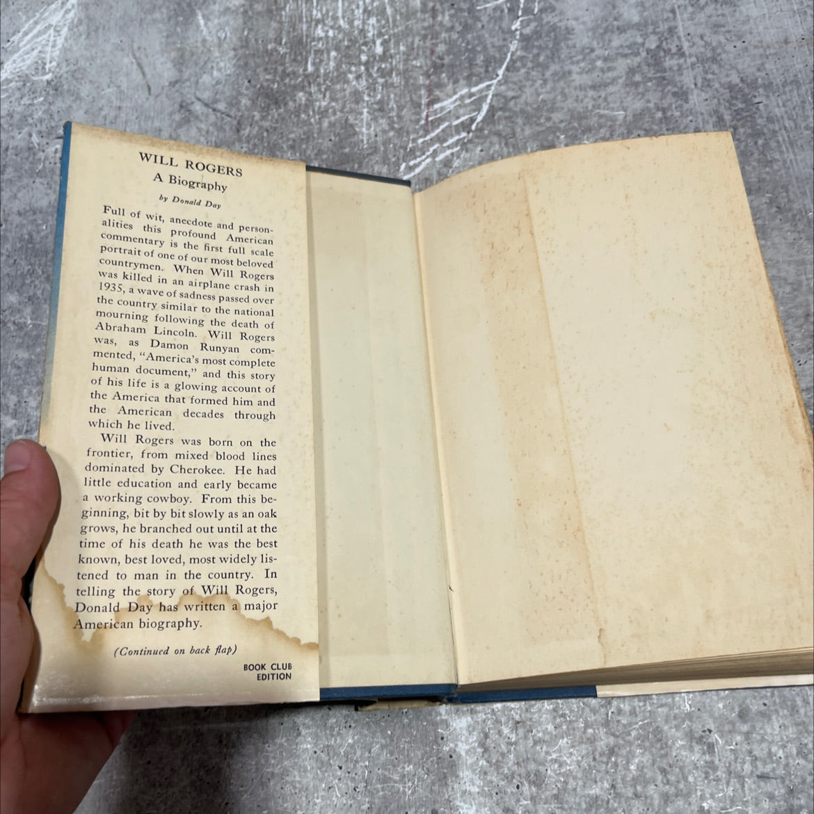 will rogers a biography book, by donald day, 1962 Hardcover image 4