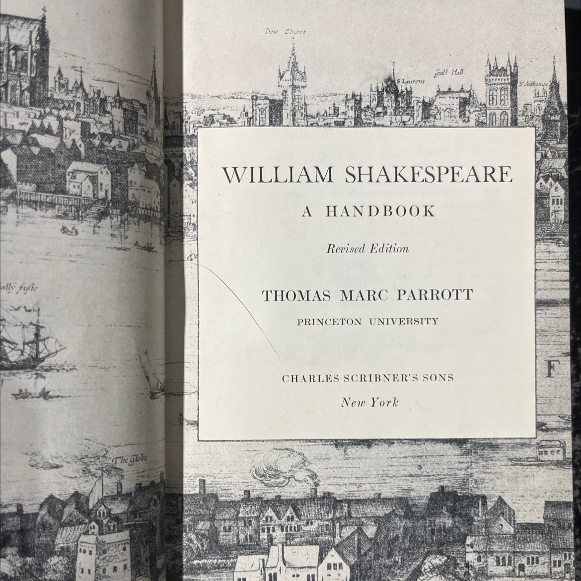 william shakespeare a handbook book, by thomas marc parrott, 1955 Hardcover image 2