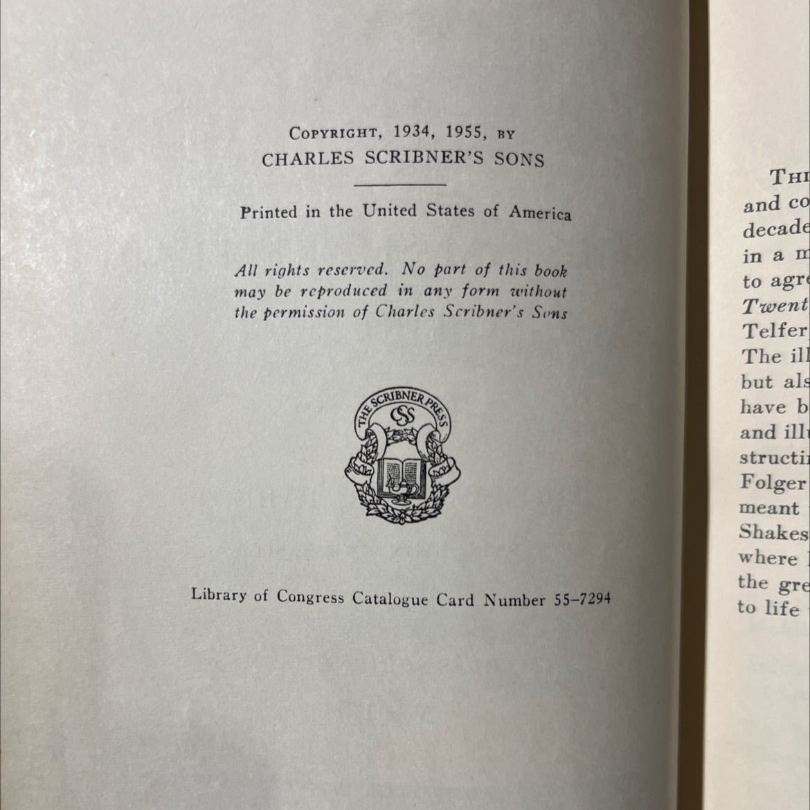 william shakespeare a handbook book, by thomas marc parrott, 1955 Hardcover image 3